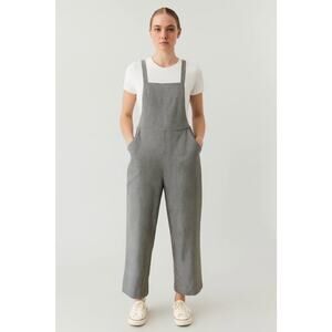Louche Women’s Size 6 Houndstooth Cropped Overalls Jumper